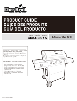 Char-Broil 4-Burner Gas Grill Model.463436215 El manual del propietario