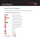 HyperX Cloud Core Headset Manual de usuario