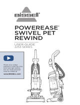 Bissell 2253 Series PowerEase Swivel Pet Rewind Guía del usuario
