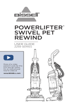 Bissell 2259 Series PowerLifter Swivel Pet Rewind Guía del usuario