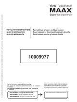 MAAX 105621-SL-000-001 Figaro II (2-Piece AFR) Guía de instalación