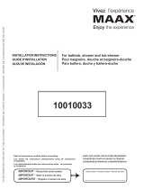 MAAX 200024-000-001 Tempo (1-Piece) Guía de instalación