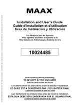 MAAX 105621-SL-000-001 Figaro II (2-Piece AFR) Guía de instalación
