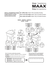 MAAX 101684-000-003-000 Super Poly Single Guía de instalación