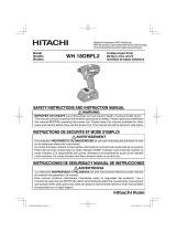 Hitachi Koki WH 18DBFL2 Manual de usuario