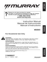 Murray M200C Manual de usuario