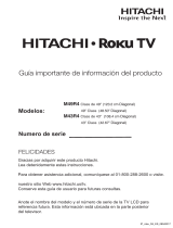 Hitachi Roku TV M49R4 Manual de usuario