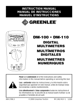 Greenlee DM-110 El manual del propietario