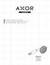 Axor 16320001 Handshower 100 1-Jet, 2.5 GPM Assembly Instruction