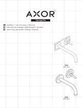 Axor 38118001 Wall-Mounted Single-Handle Faucet Trim, 1.2 GPM Assembly Instruction