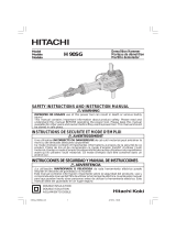 Hitachi H 90SG Safety Instructions And Instruction Manual