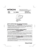 Hitachi CJ 18DGL Manual de usuario