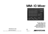 JBSYSTEMS MM-10 MIXER El manual del propietario