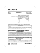 Hikoki DH 24PC3 Manual de usuario
