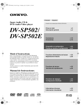 ONKYO DV-SP502 El manual del propietario