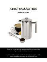Andrew James Cafetiere Set Manual de usuario