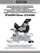 Peugeot EnergySaw 254DB Operating Instructions Manual