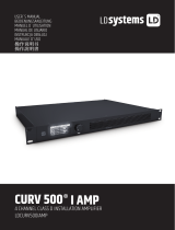 LD Systems CURV 500 I AMP Manual de usuario