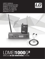 LD Systems MEI 1000 G2 Manual de usuario