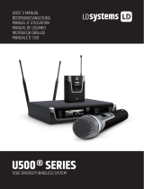 LD Systems LD System U506HHC2 Dual Wireless Condenser Microphone System Manual de usuario