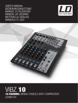 LD Systems VIBZ 10 PA Mixer El manual del propietario