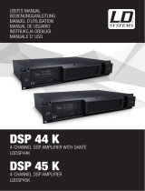 LD Systems DSP 44 K Manual de usuario