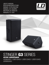 LD Systems Stinger 28 A G3 Dual 8" Powered Speaker El manual del propietario