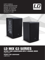 LD MIX 10 G3 10" Passive Speaker Manual de usuario