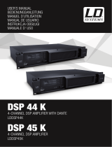 LD Systems DSP44K 4-Channel DSP Amplifier Manual de usuario