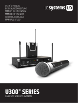 LD Systems U306 HHD Wireless Handheld Microphone System El manual del propietario