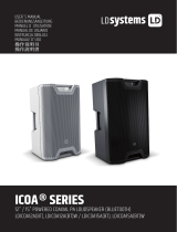 LD Systems ICOA 15A Coaxial PA 15″ Powered Speaker El manual del propietario