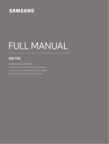Samsung MX-T50 Manual de usuario