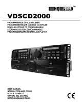 HQ Power VDSCD2000 Manual de usuario