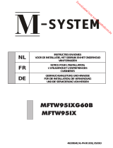 M-system MFTW95IXG60B Instructions And Advice For Installing, Using And Servicing