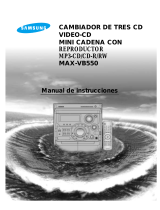 Samsung MAX-VB550 Manual de usuario