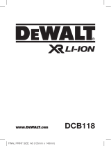 DeWalt DCB118 Manual de usuario