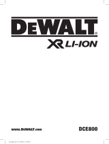 DeWalt DCE800 Manual de usuario