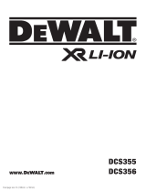 DeWalt DCS356 Manual de usuario