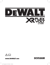 DeWalt DCV586 Manual de usuario
