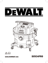 DeWalt DXV34PRO Manual de usuario