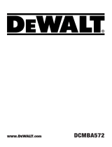 DeWalt DCMBA572 Manual de usuario