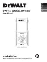 DeWalt DW0165 Manual de usuario