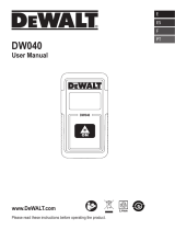 DeWalt DW040HD Manual de usuario