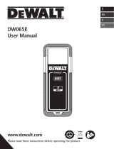 DeWalt DW065E Manual de usuario