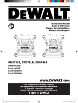 DeWalt DW079LRK Manual de usuario