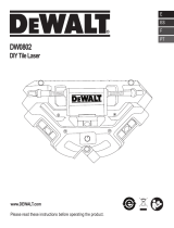 DeWalt DW0802 Manual de usuario