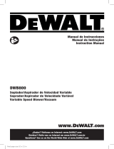 DeWalt DWB800 Manual de usuario