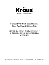KRAUS KHT301-22L Manual de usuario
