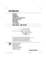 Hitachi RB 40VA El manual del propietario