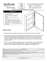 NuTone 614 Instrucciones de operación